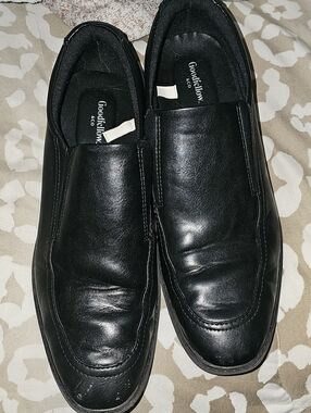 Goodfellow & Co Black Leather Slip-On Loafers for Men